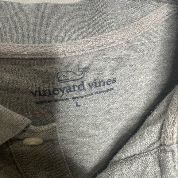 Vineyard Vine Gray Polo Size L - Picture 2 of 4